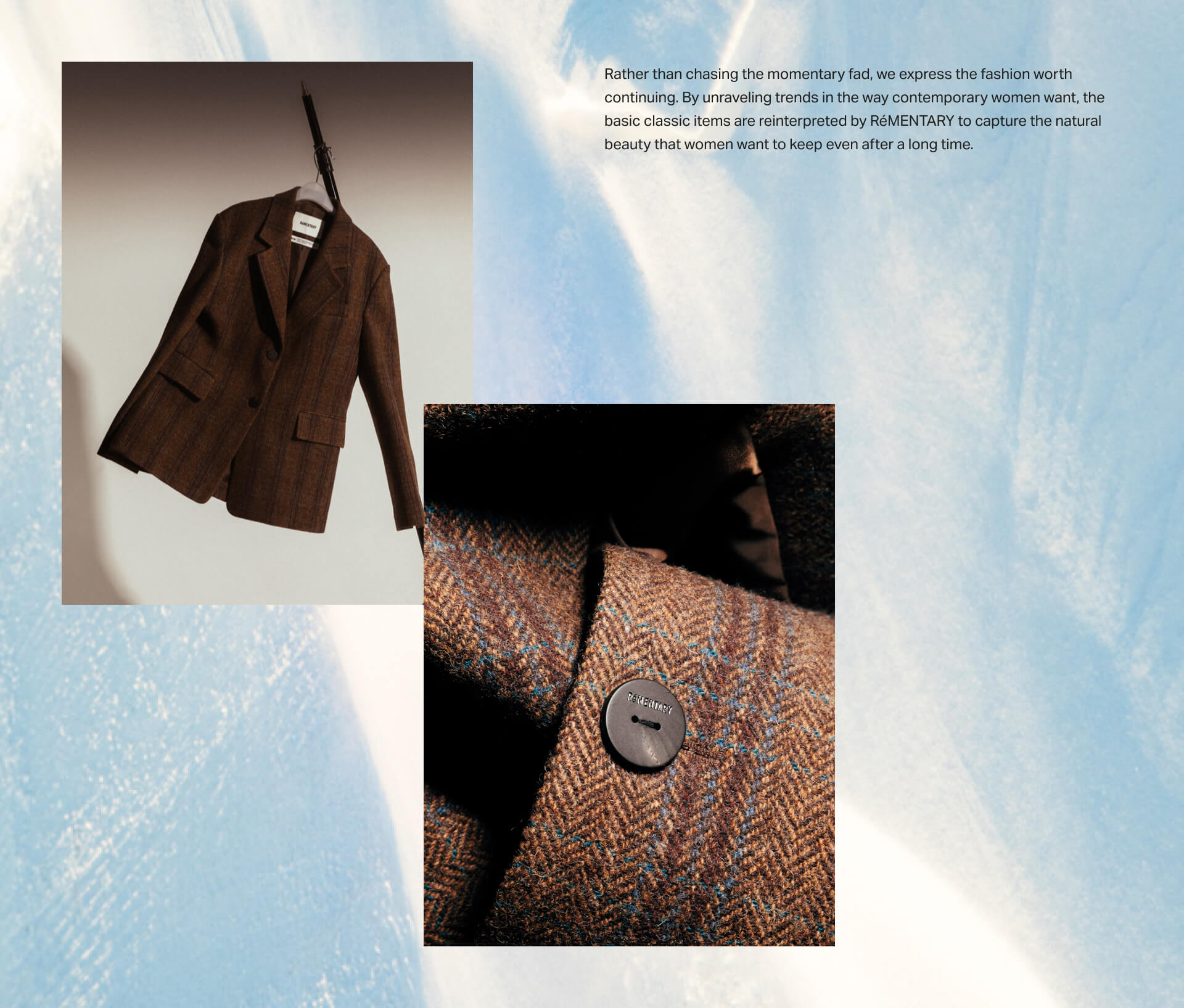 Premium wool single jacket