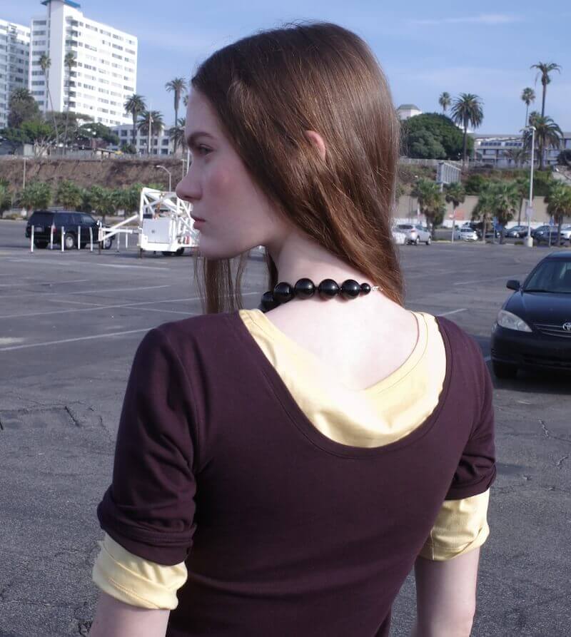 Back scoop t-shirts image 1