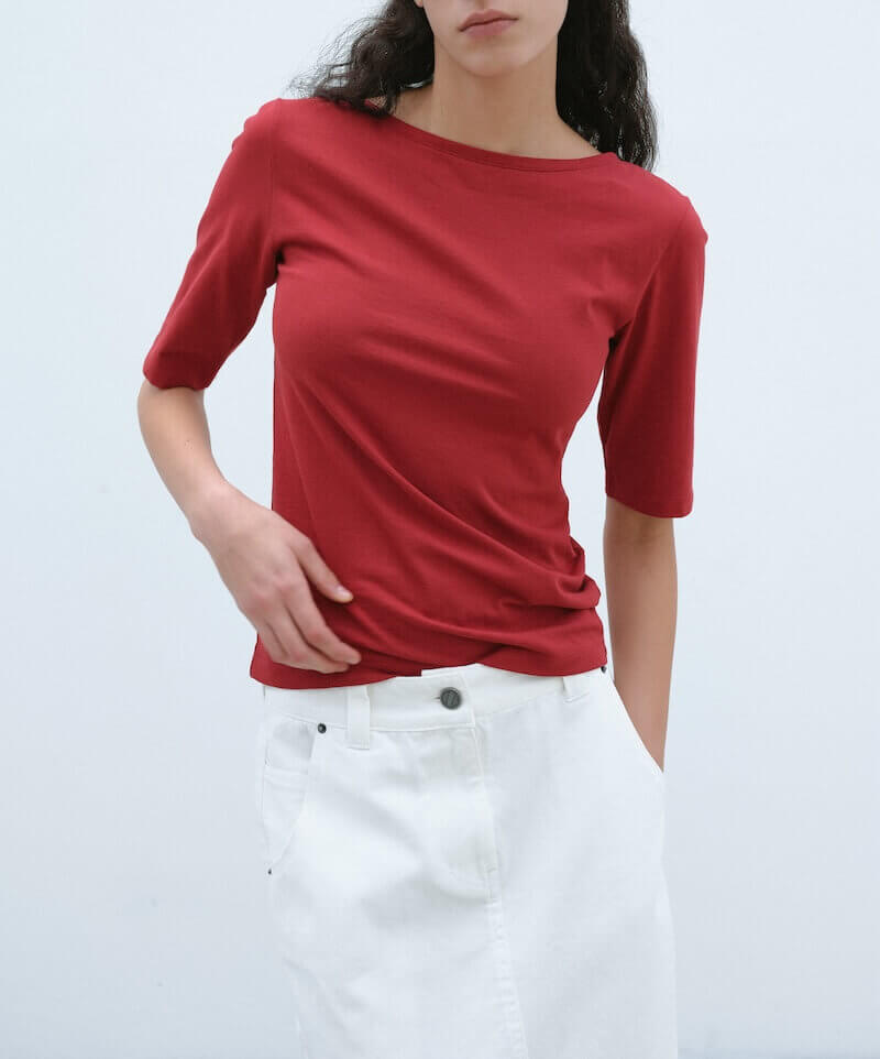 Back scoop t-shirts image 4