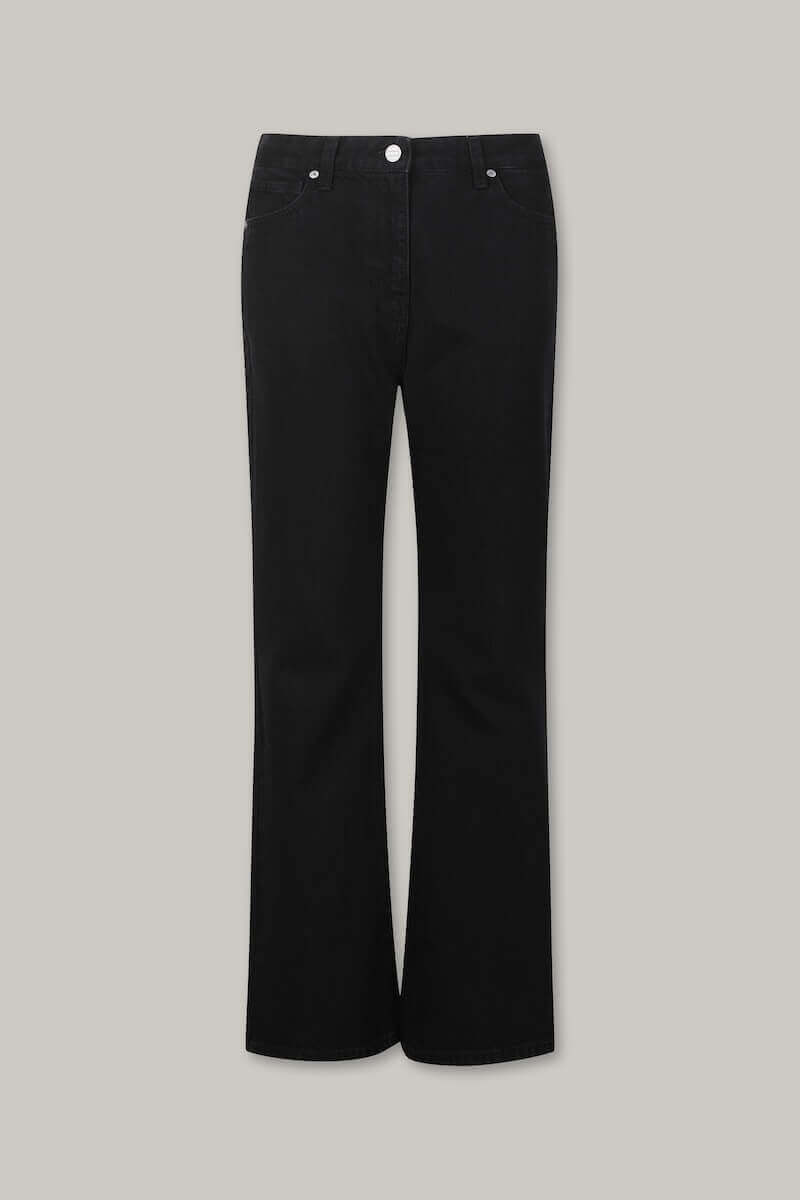 Slim bootscut denim pants