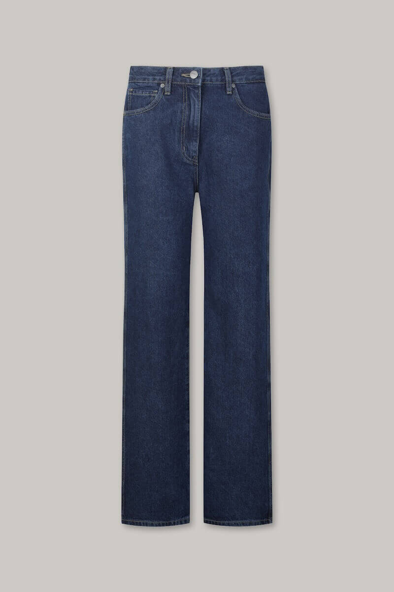 Long & Slim denim pants image 3