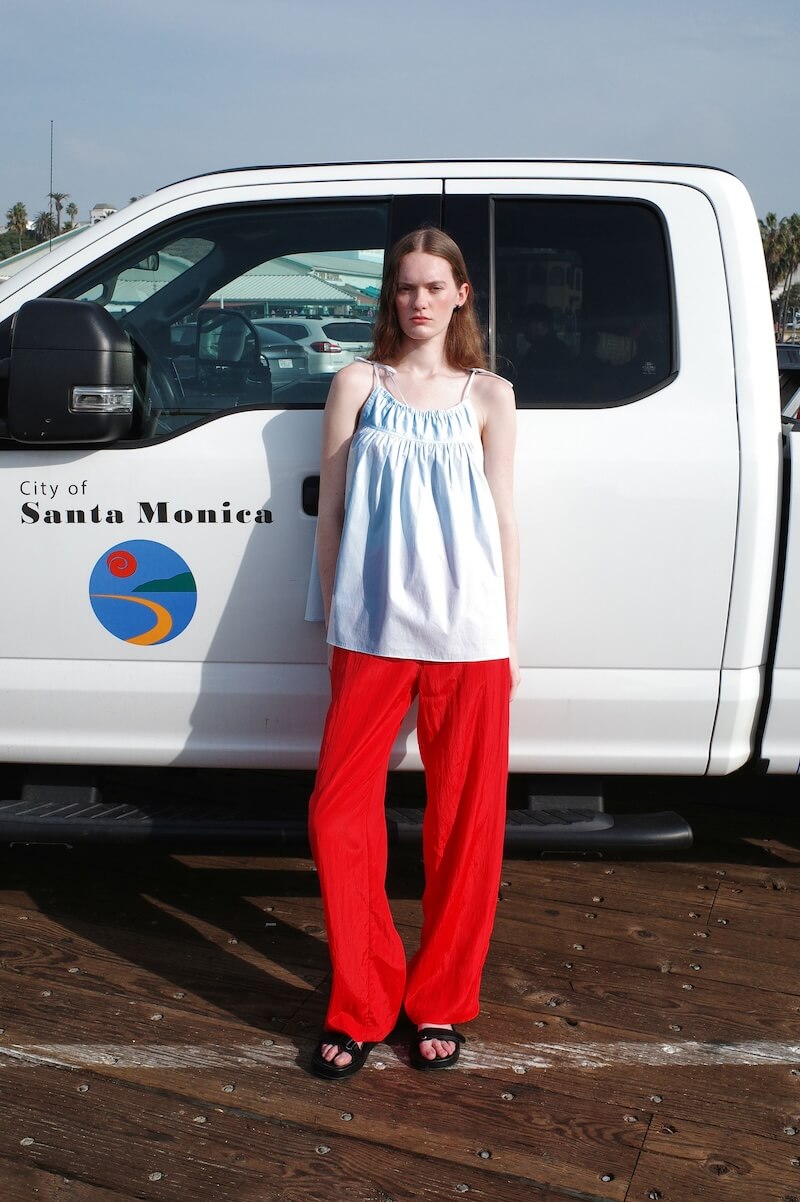 Summer nylon string pants image 3