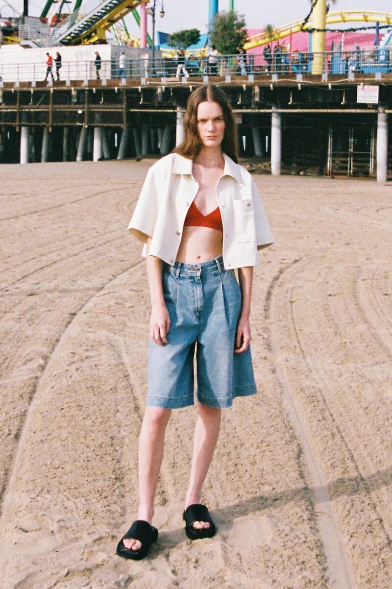 Crop shirt jacket image 1